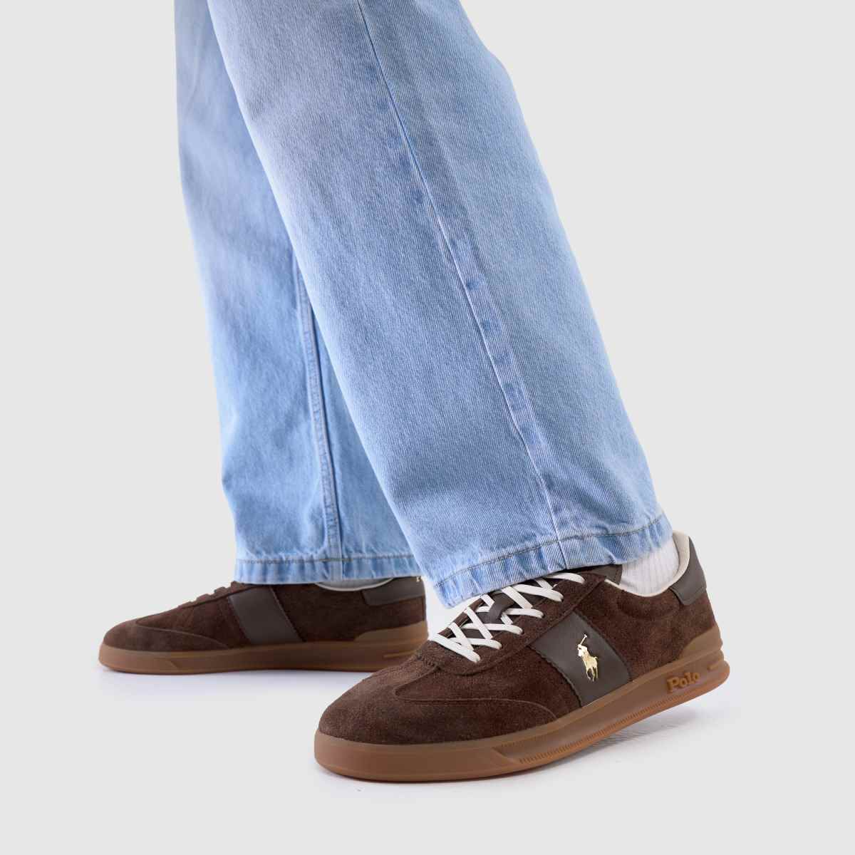 Schuh Polo Ralph Lauren Heritage Aera In Brown