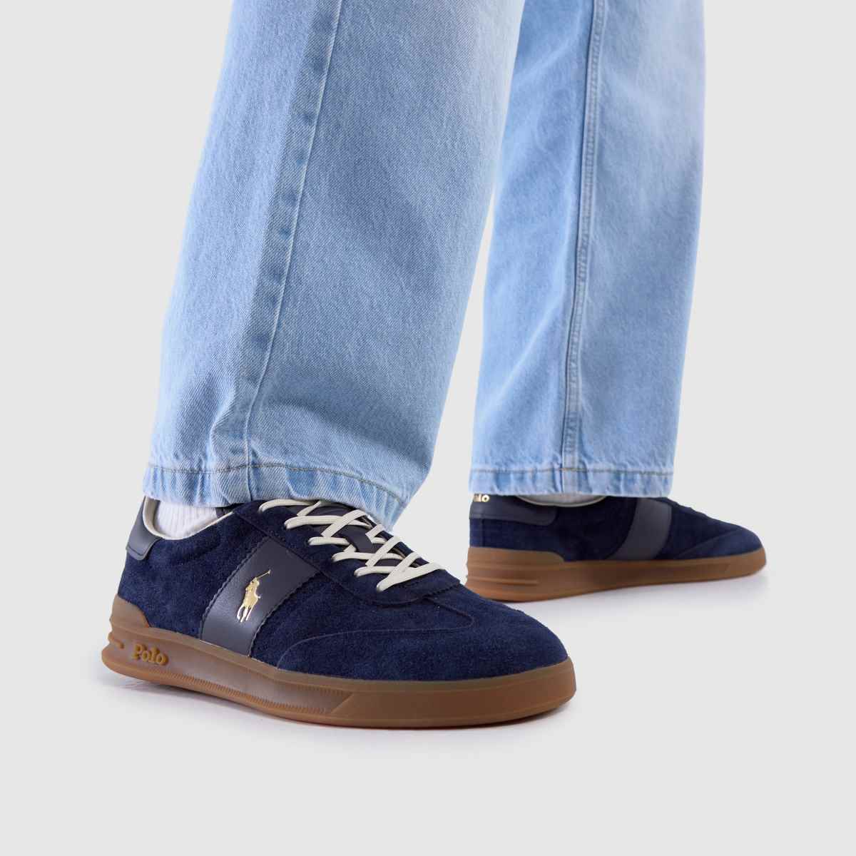 Schuh Polo Ralph Lauren Heritage Area In Navy
