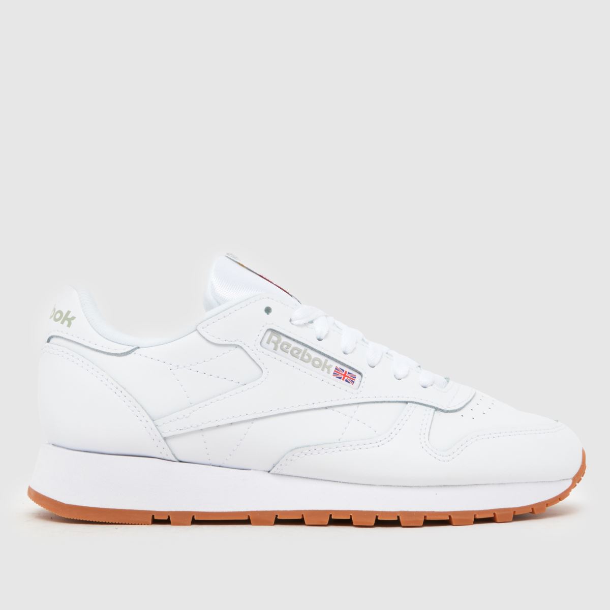 schuh Reebok Classic Leather in White & grey