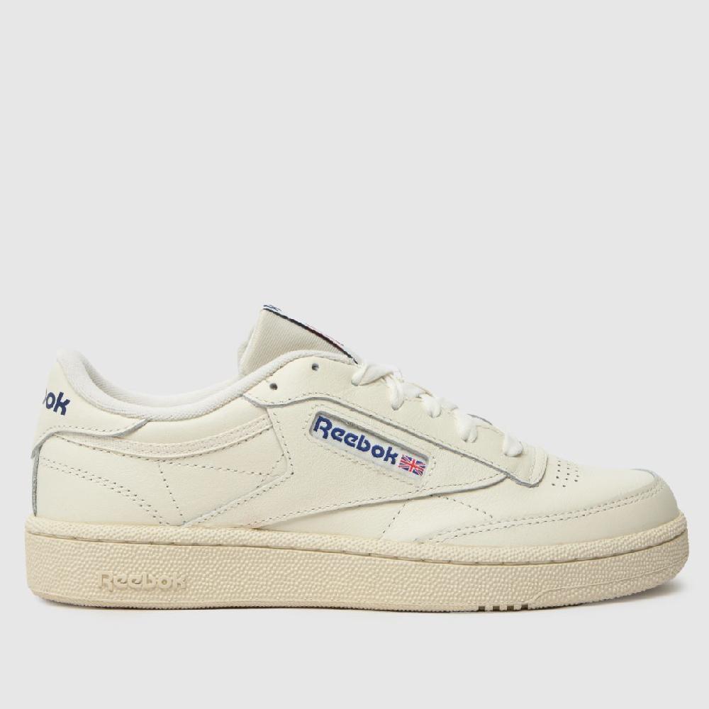 schuh Reebok Club C 85 in White & Blue