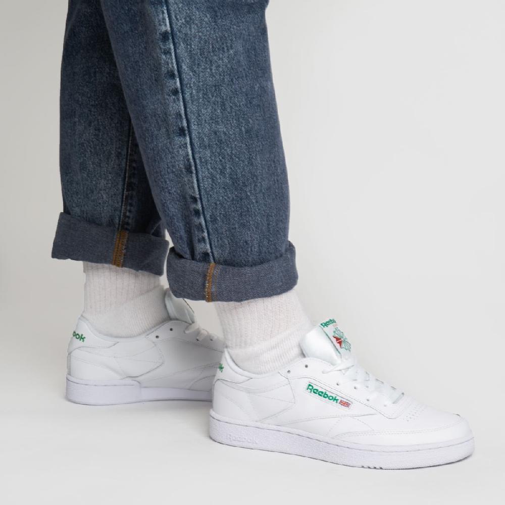 Schuh Reebok Club C 85 In White & Green