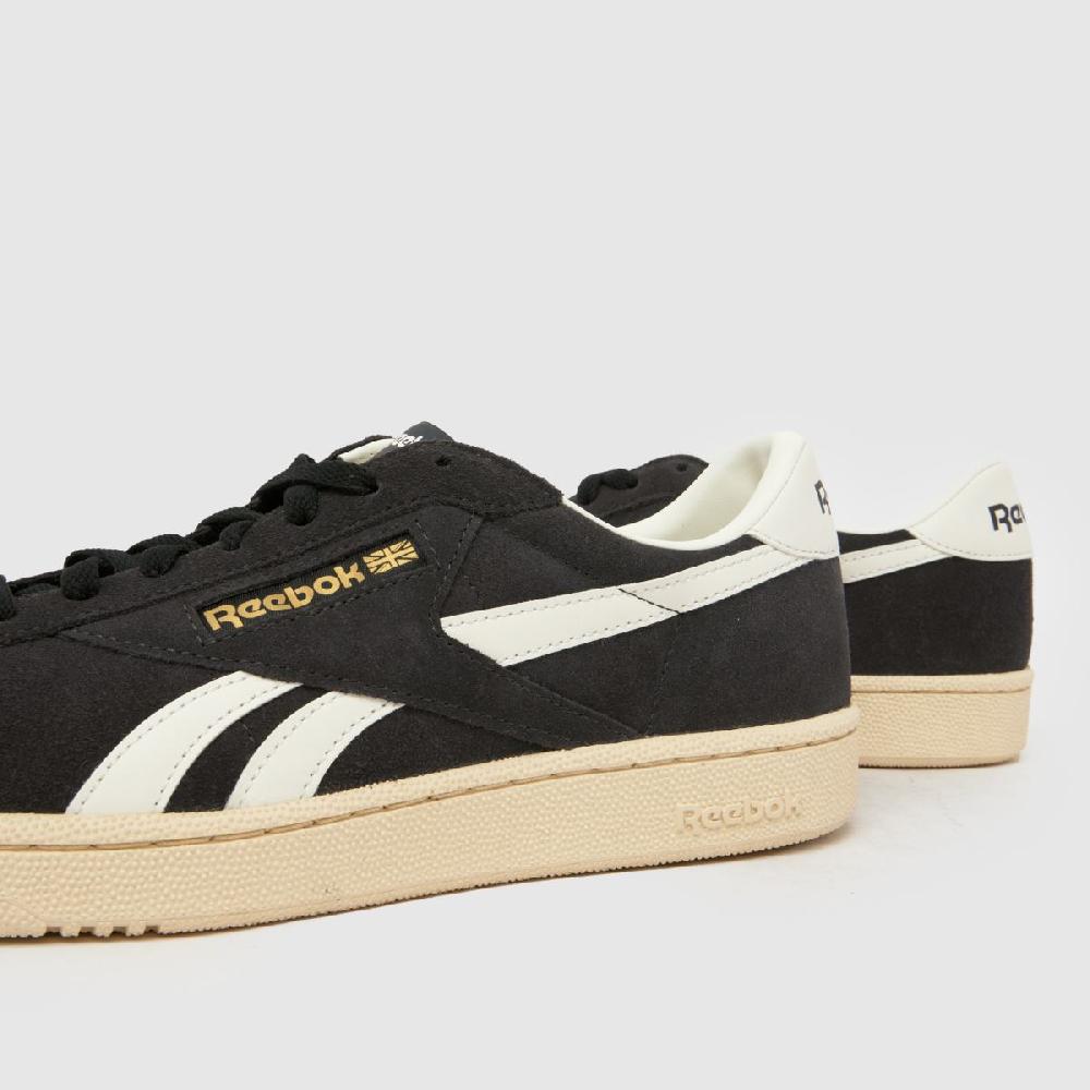 Schuh Reebok Club C Grounds In Black & White