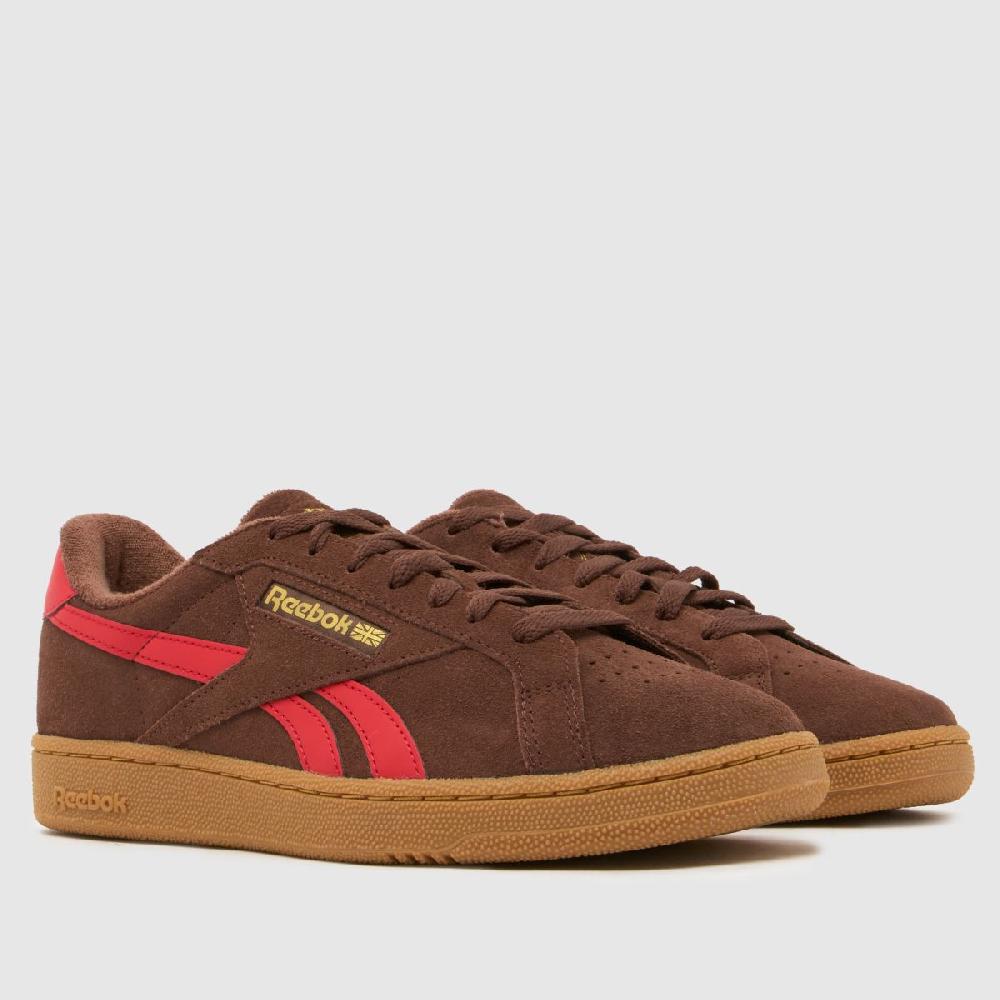 Schuh Reebok Club C Grounds In Brown Multi