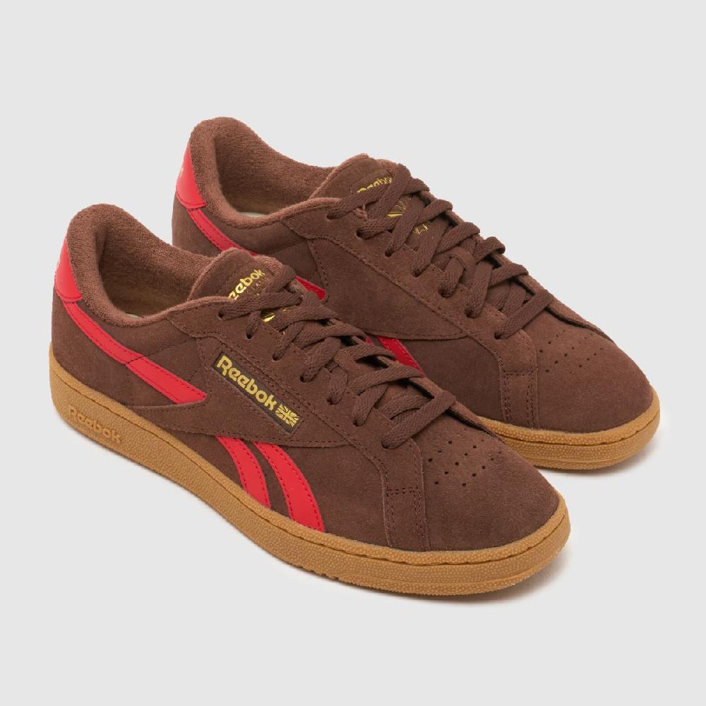 Schuh Reebok Club C Grounds In Brown Multi