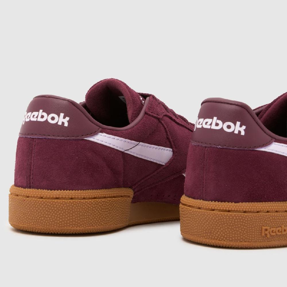 Schuh Reebok Club C Grounds In Burgundy