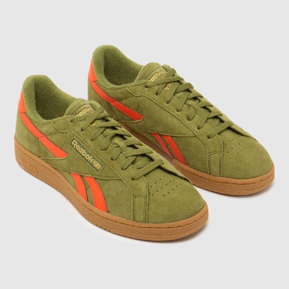 Schuh Reebok Club C Grounds In Green Multi