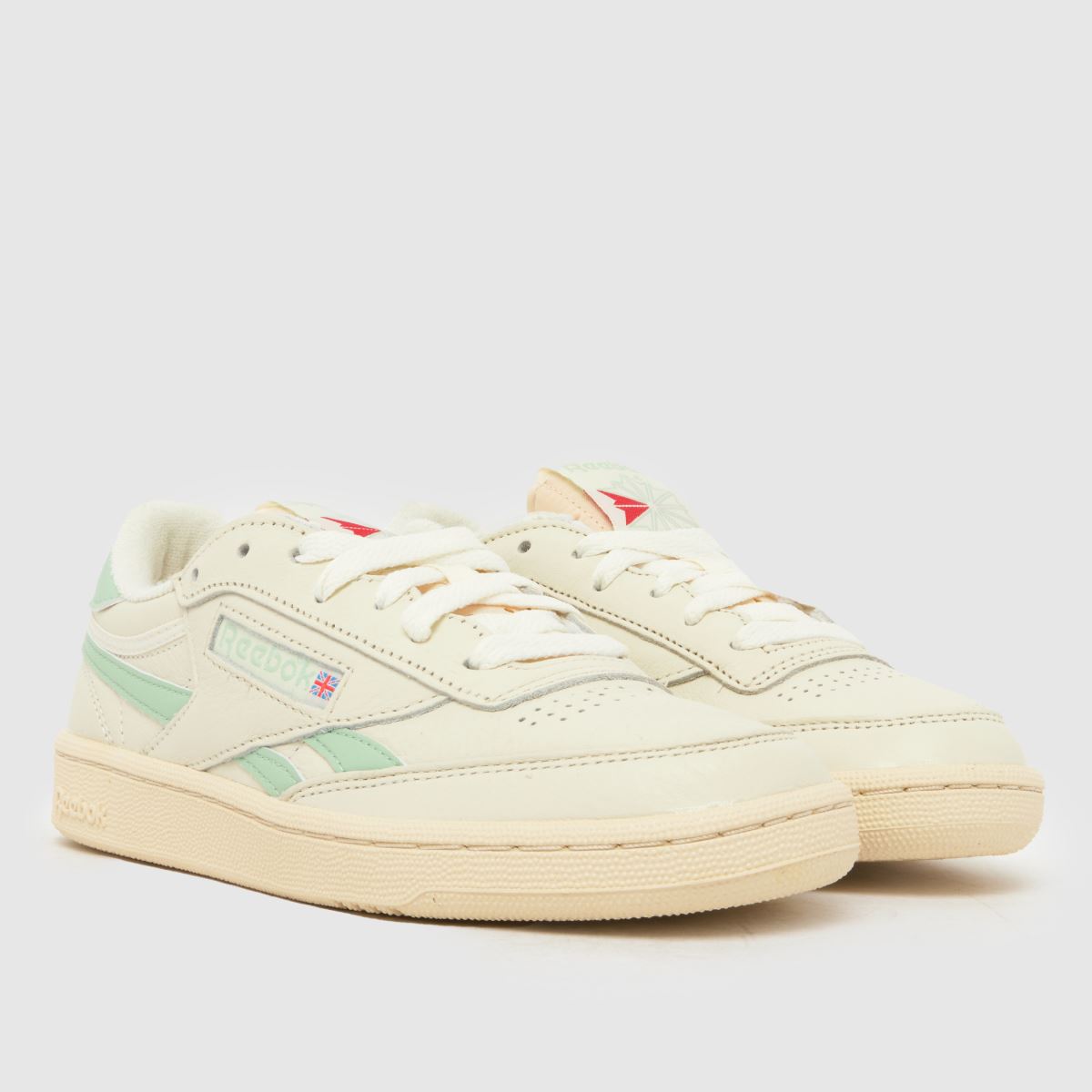 Schuh Reebok Club C Revenge In White & Green