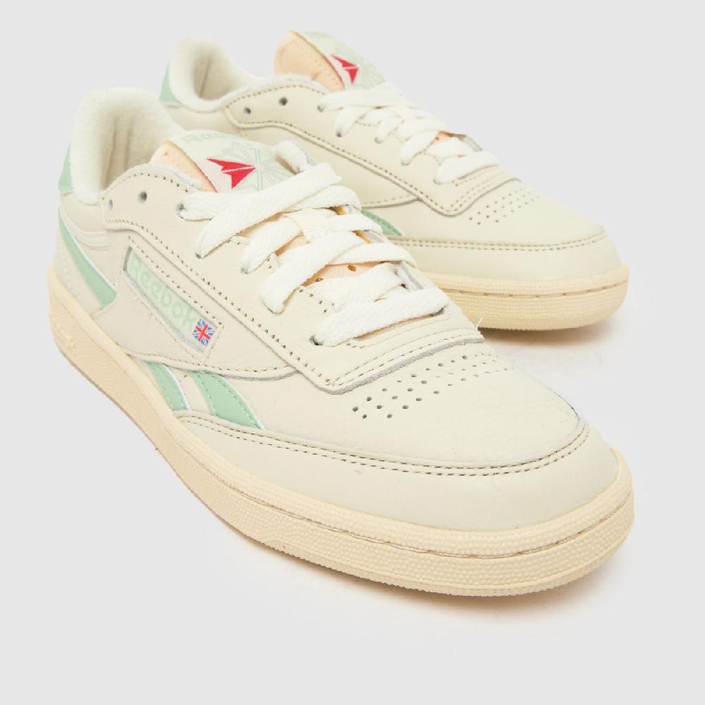 Schuh Reebok Club C Revenge In White & Green