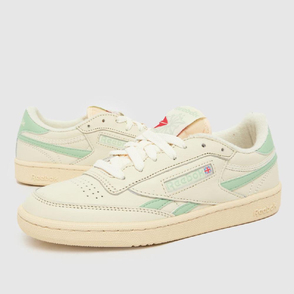 Schuh Reebok Club C Revenge In White & Green