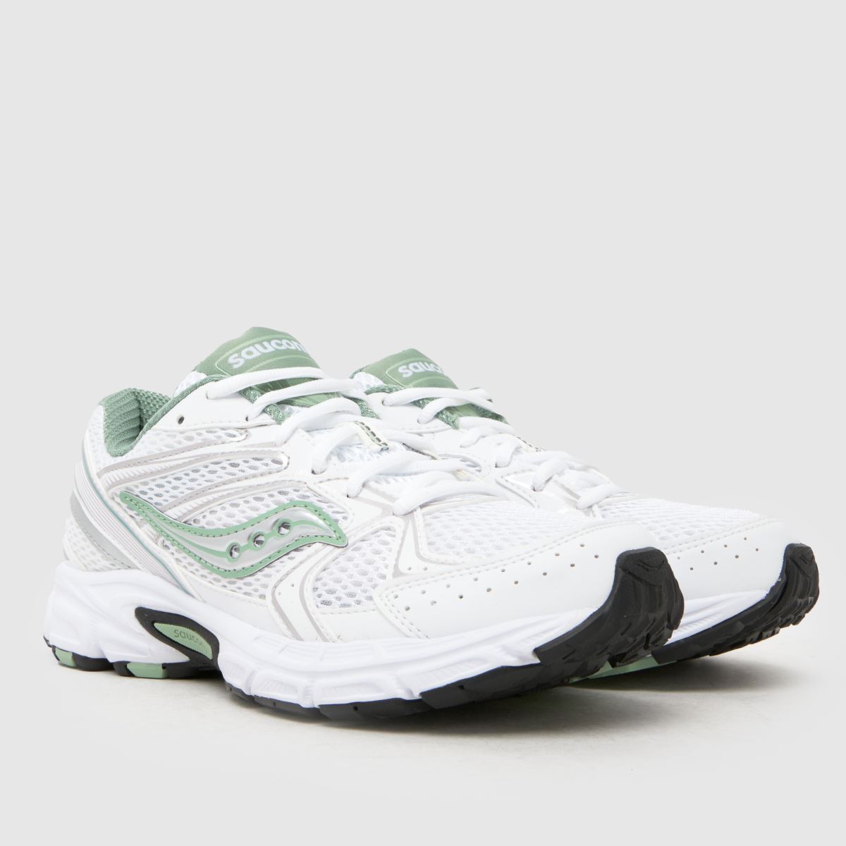 Schuh Saucony Ride Millennium In White & Green