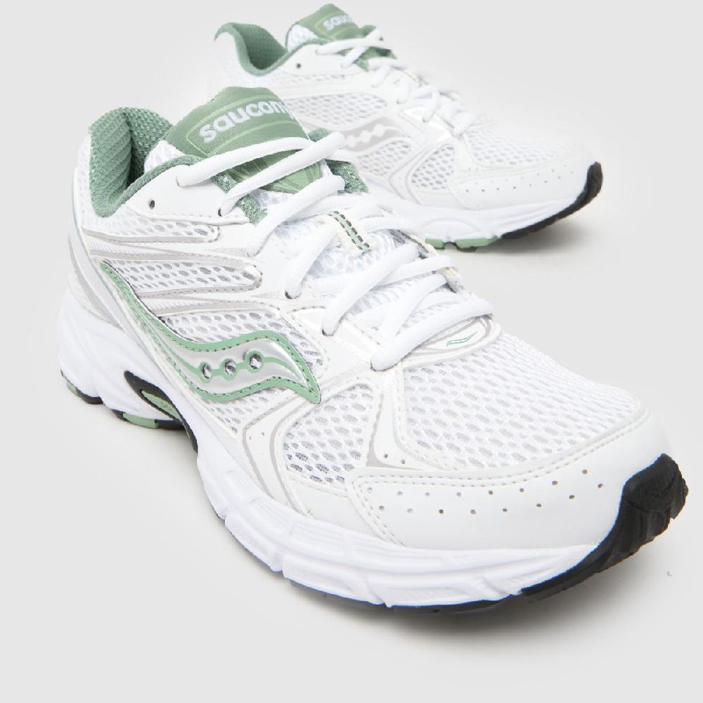 Schuh Saucony Ride Millennium In White & Green