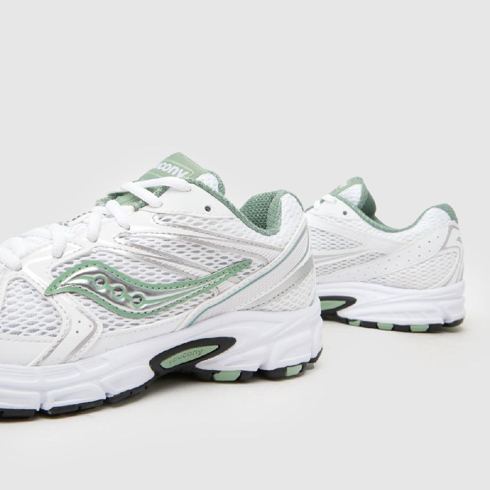 Schuh Saucony Ride Millennium In White & Green