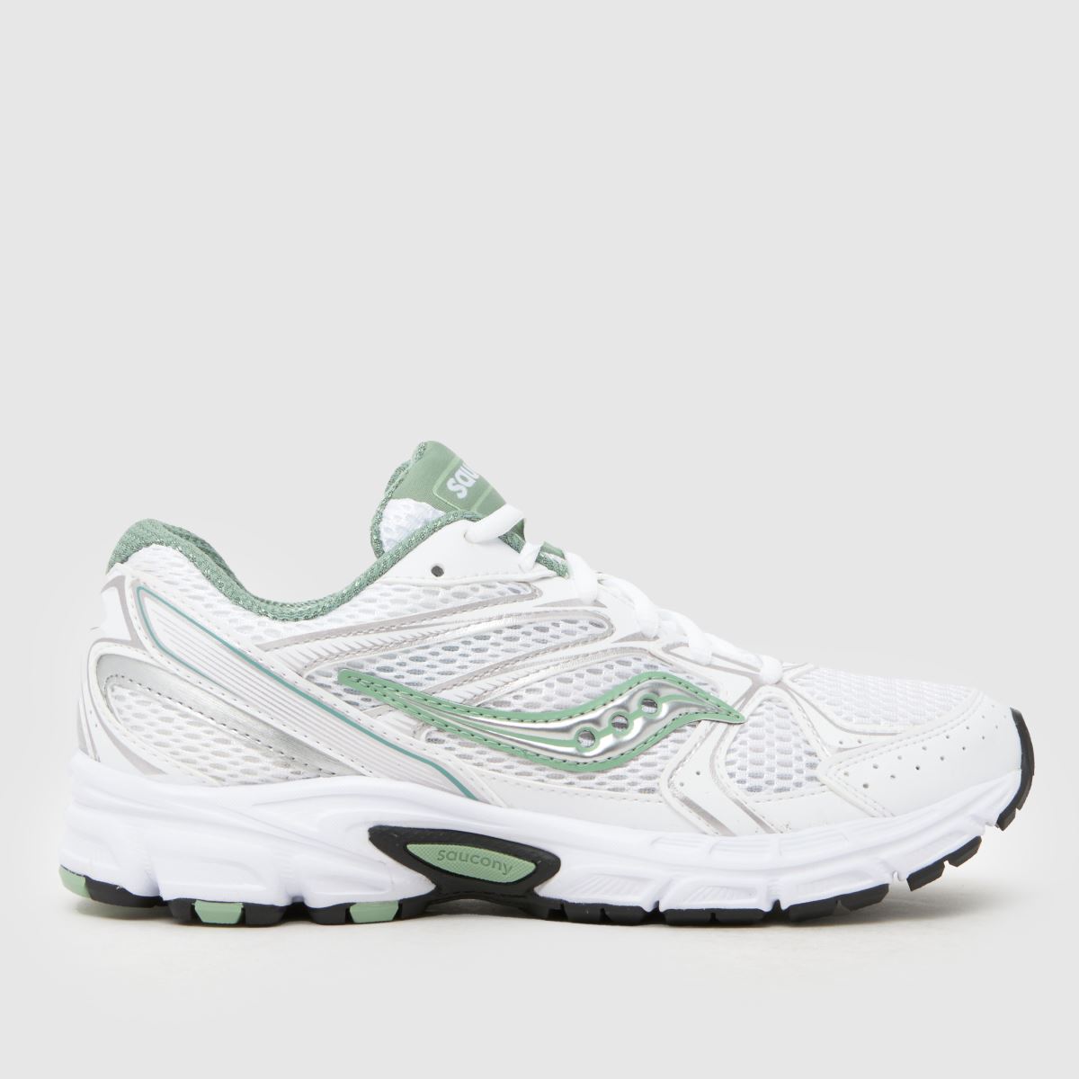 schuh Saucony Ride Millennium in White & Green