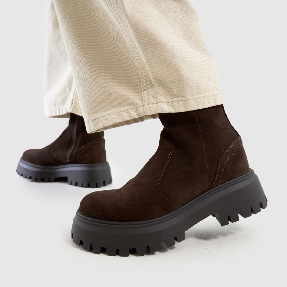 Schuh Schuh Ander Suede Chunky In Brown