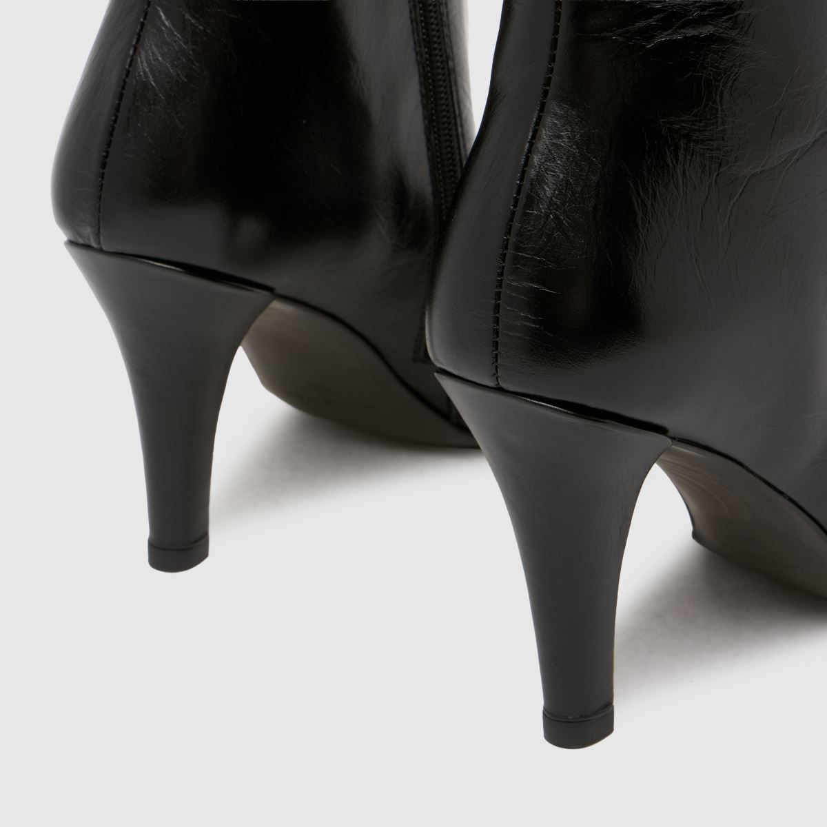 Schuh Schuh Brunelle Leather Heeled Boot In Black