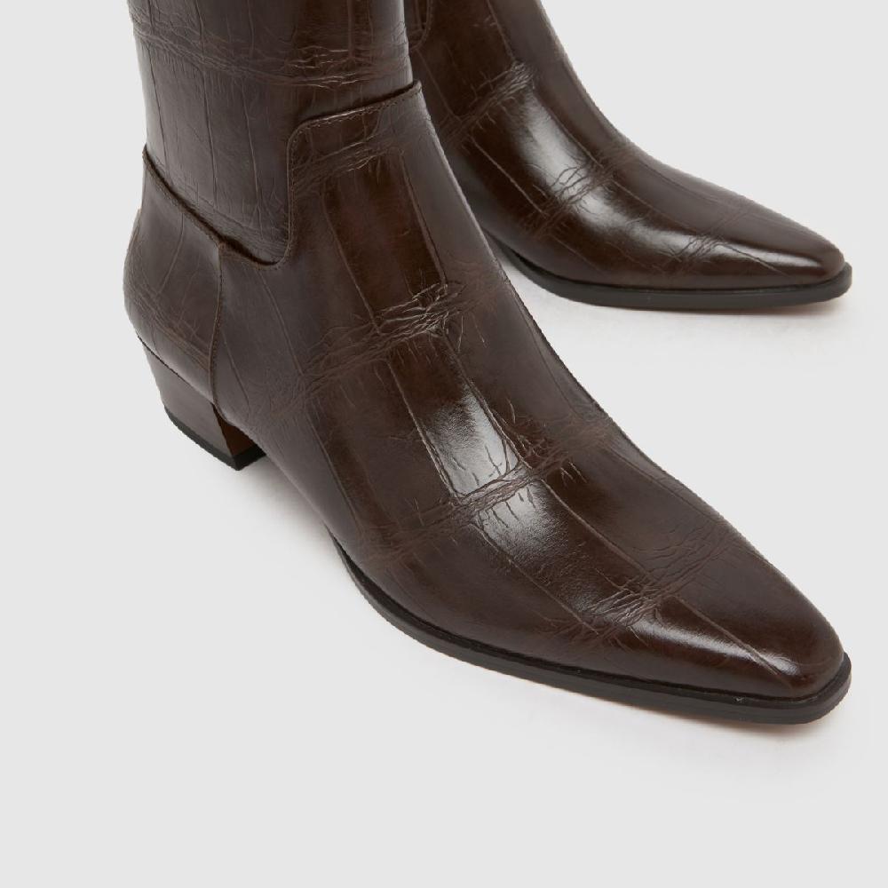 Schuh Schuh Carson Croc Pixie In Brown