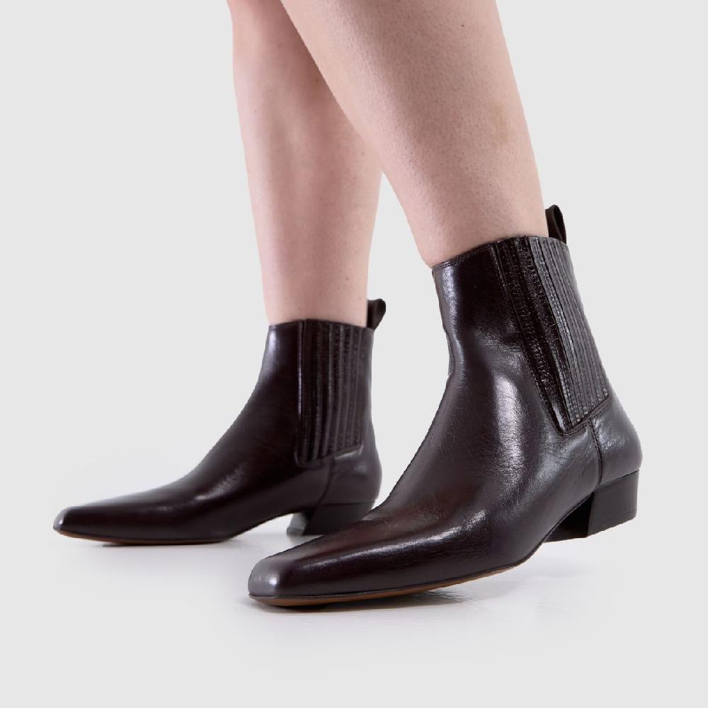 Schuh Schuh Cova Leather Chelsea In Brown