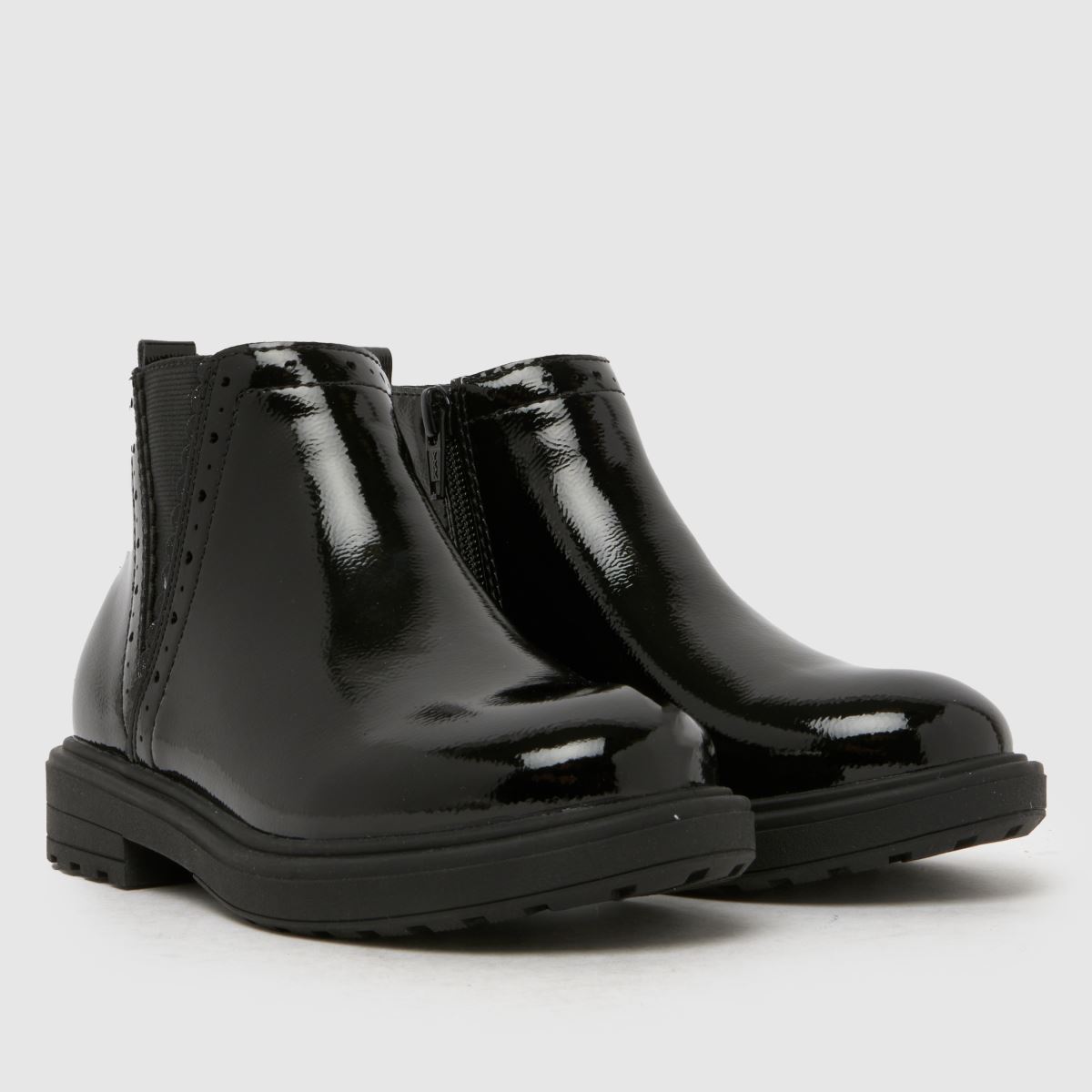 Schuh Schuh Crystal Chelsea Girls Junior In Black