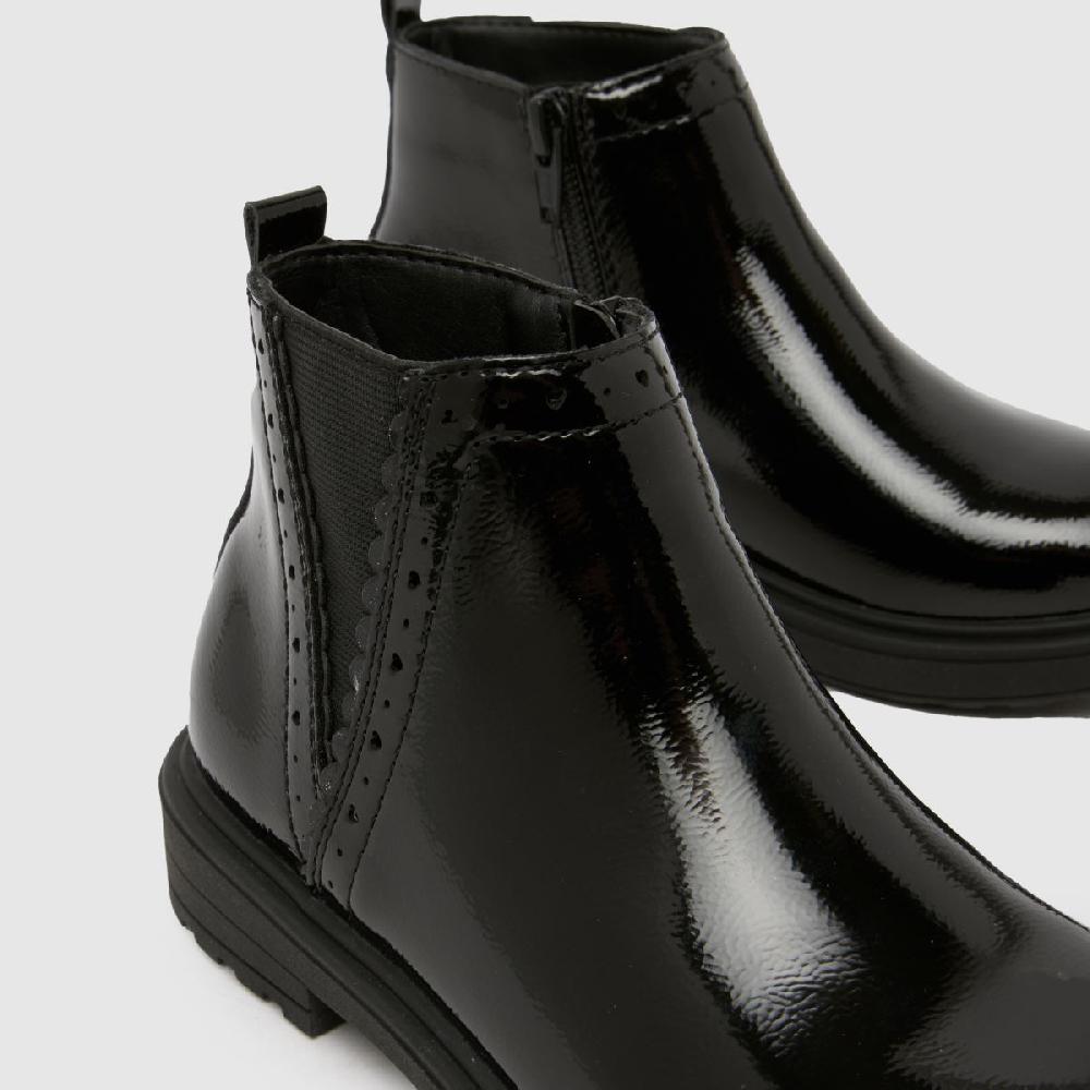 Schuh Schuh Crystal Chelsea Girls Junior In Black