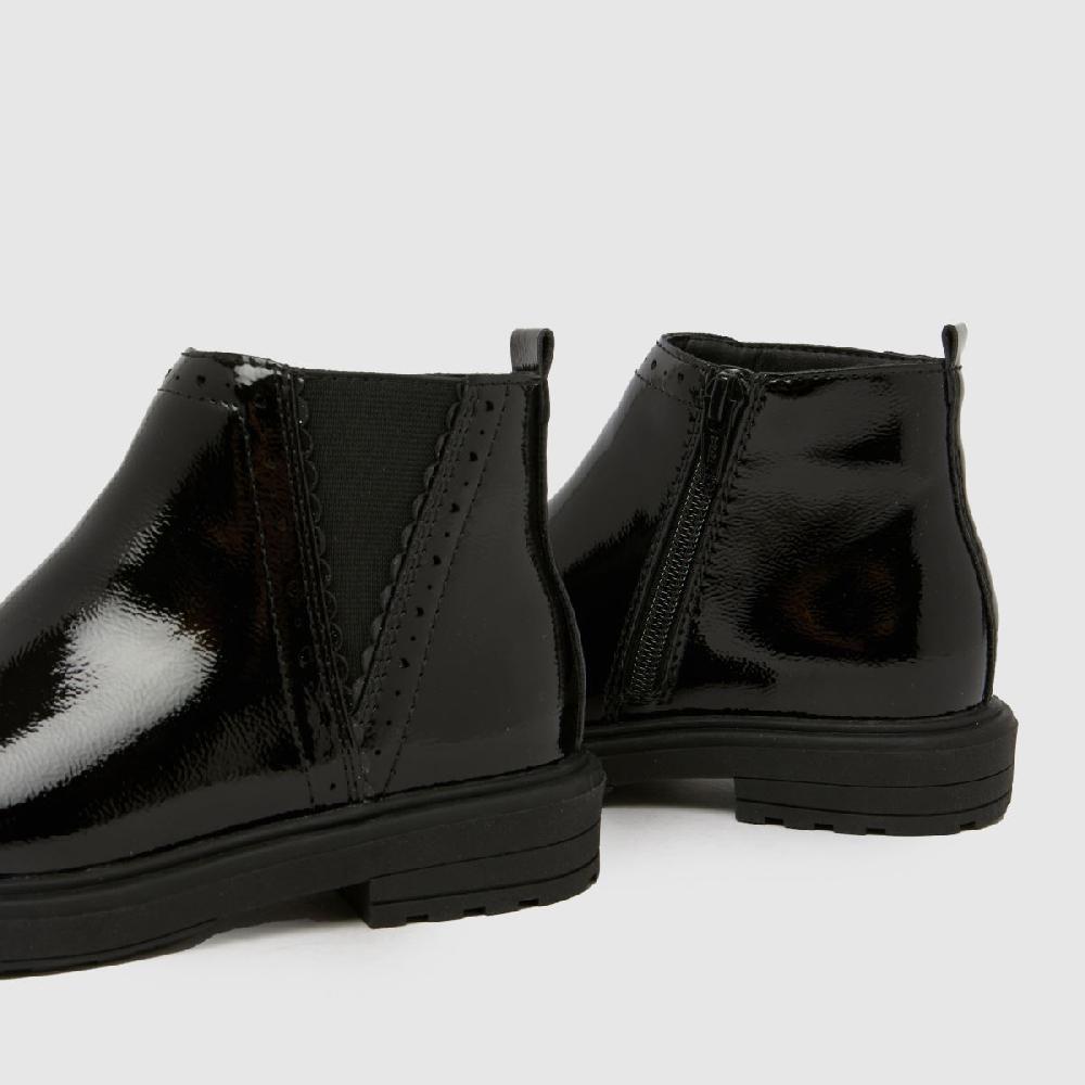 Schuh Schuh Crystal Chelsea Girls Junior In Black