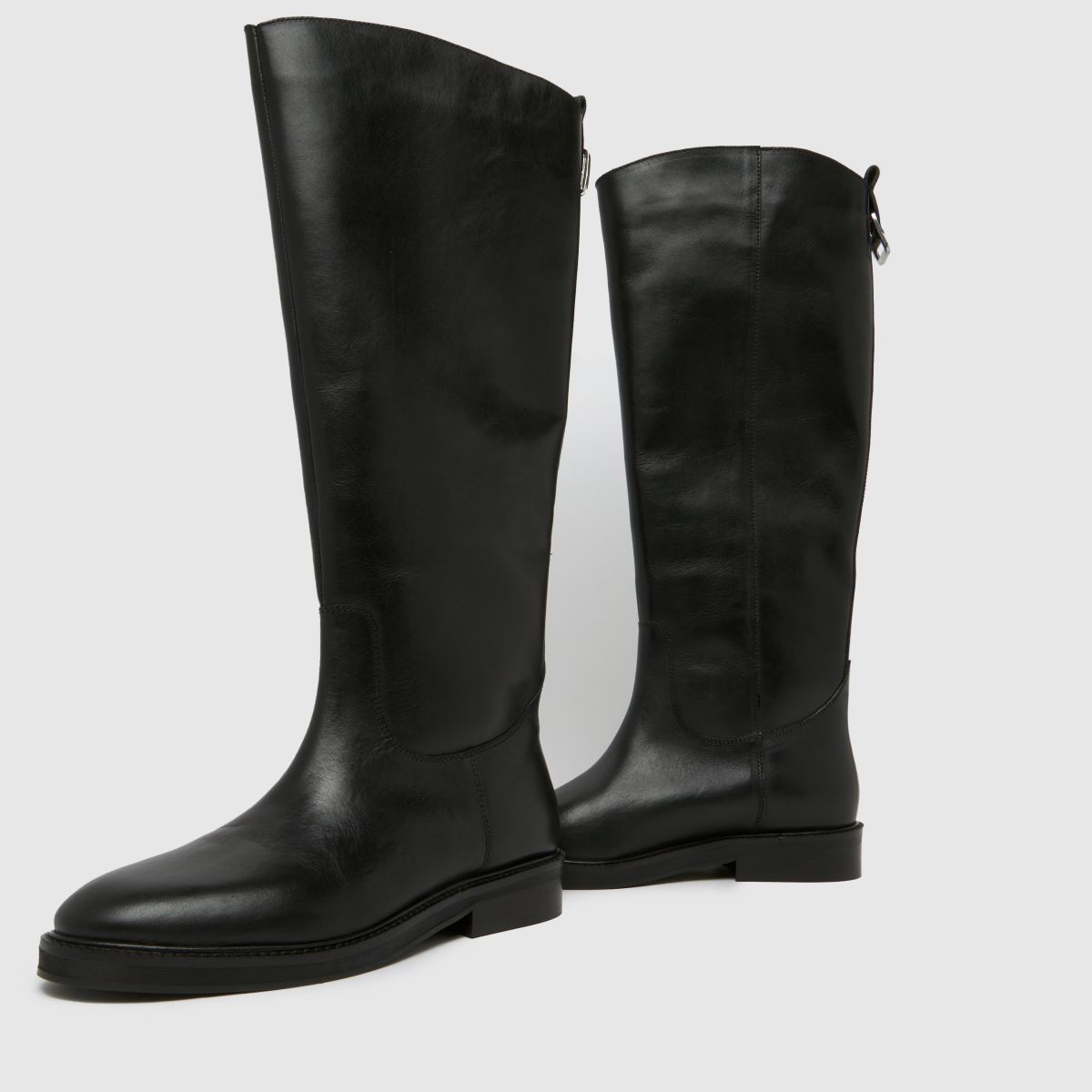 Schuh Schuh Daffodil Leather Riding In Black