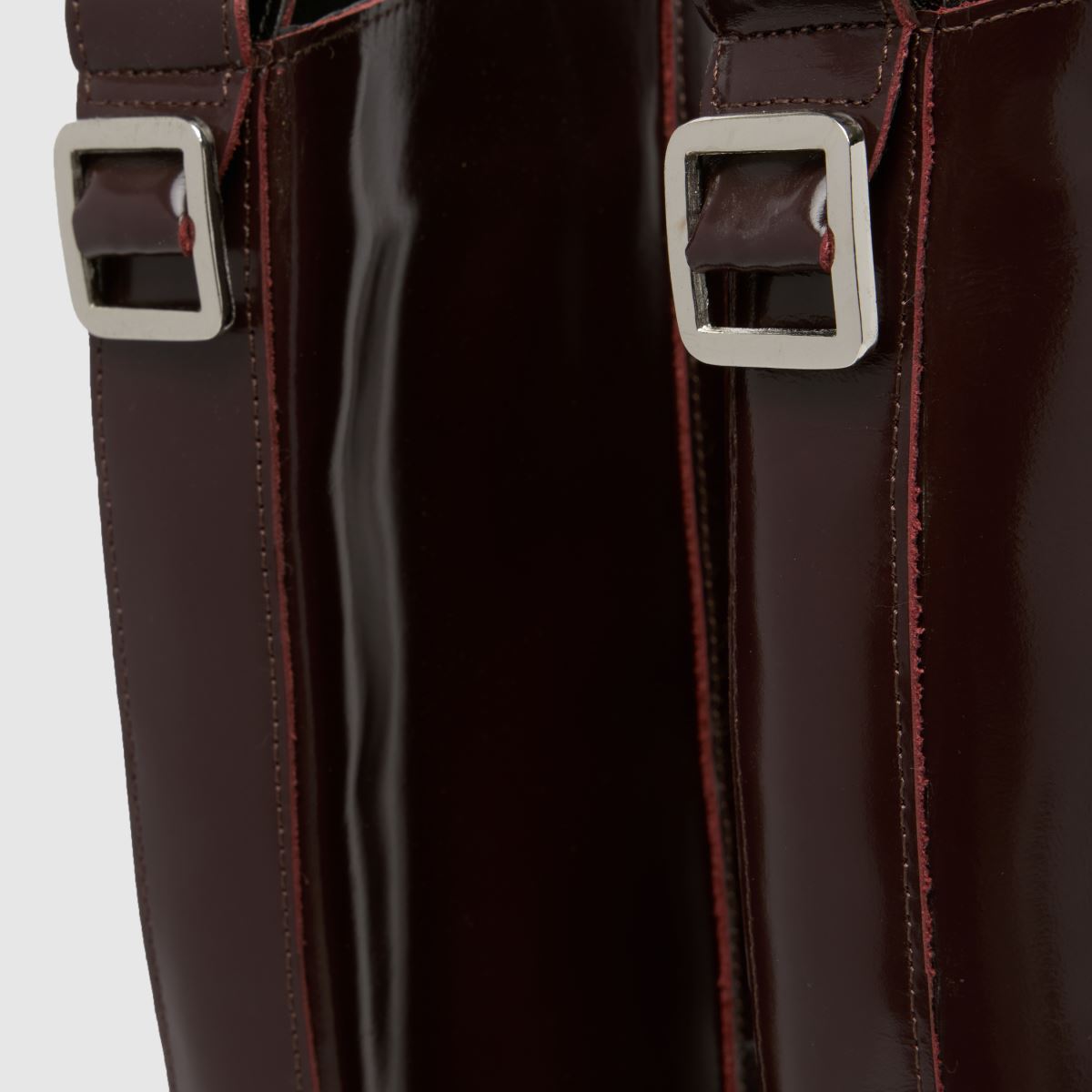 Schuh Schuh Daffodil Leather Riding In Burgundy