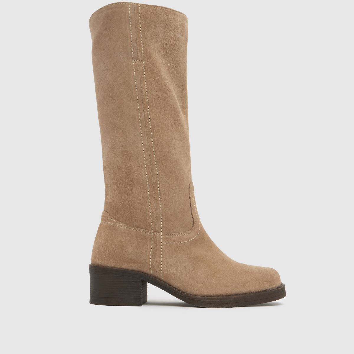 schuh schuh Damari Suede Pull On in Taupe