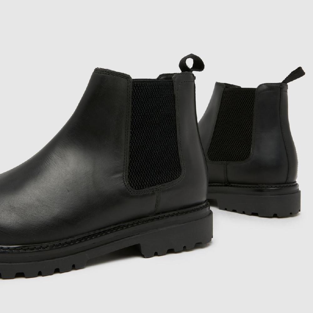 Schuh Schuh Dax Leather Chelsea In Black