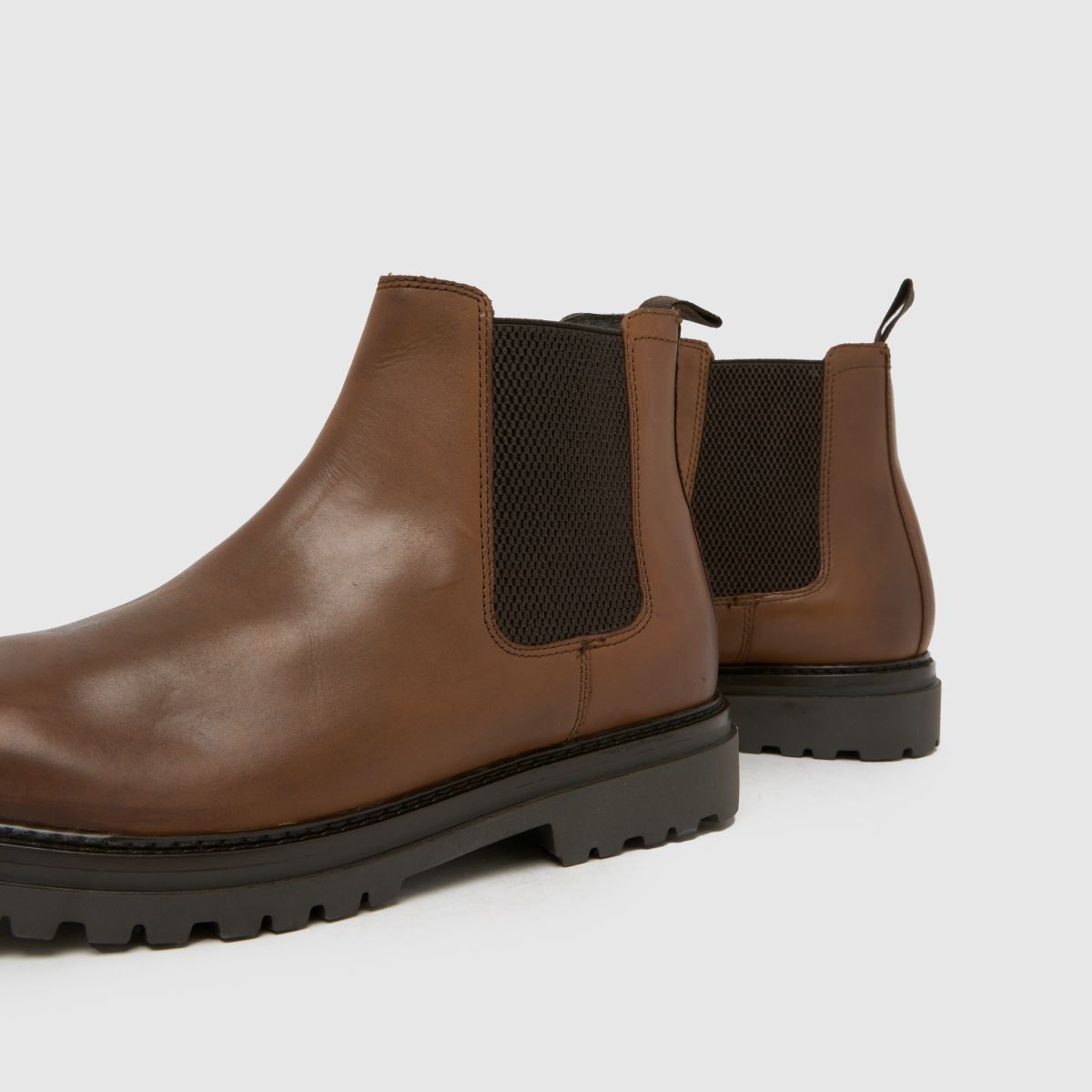 Schuh Schuh Dax Leather Chelsea In Brown