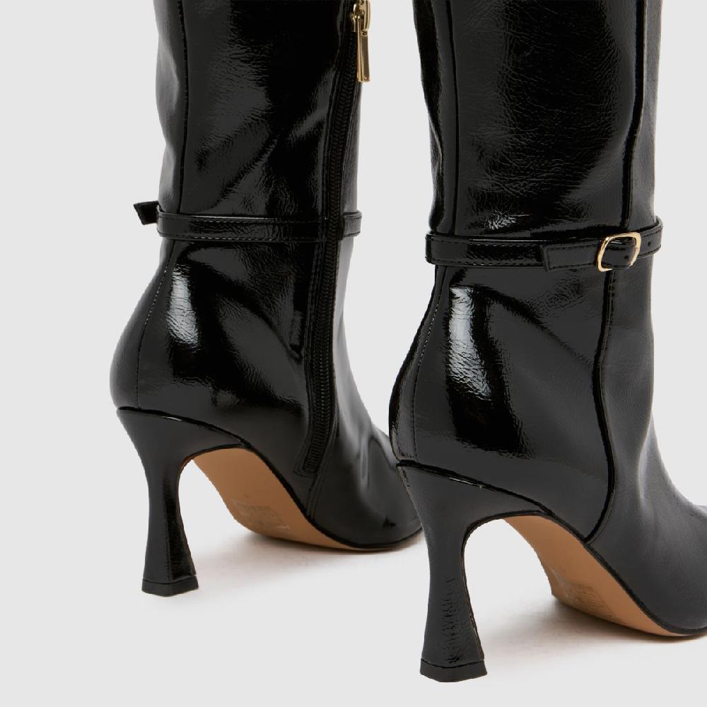 Schuh Schuh Demi Buckle Knee In Black