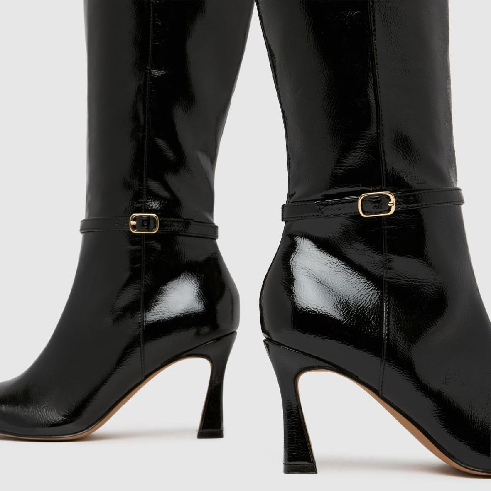 Schuh Schuh Demi Buckle Knee In Black