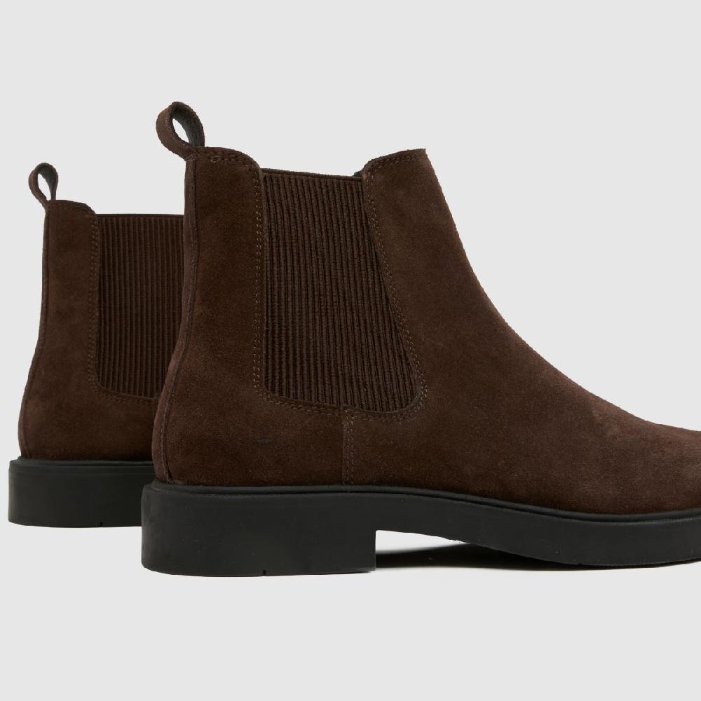 Schuh Schuh Dice Suede Chelsea In Brown