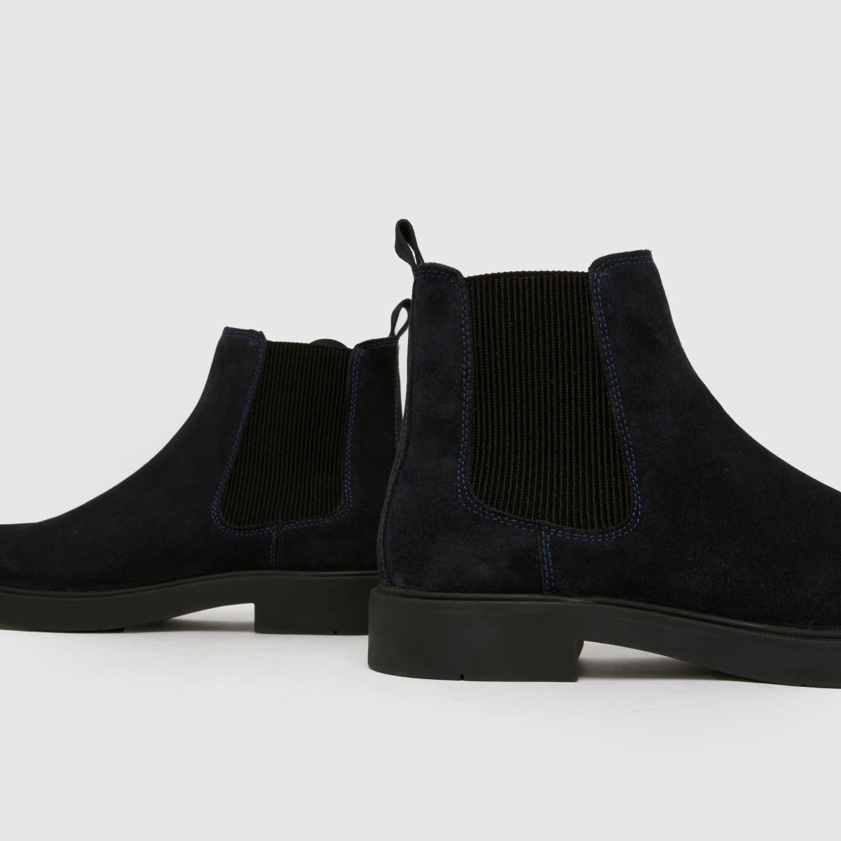 Schuh Schuh Dice Suede Chelsea In Navy