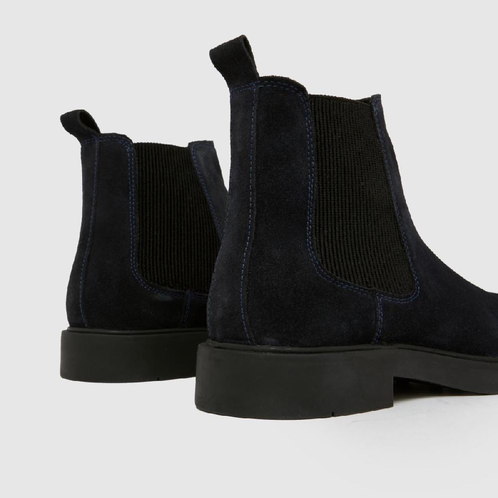 Schuh Schuh Dice Suede Chelsea In Navy