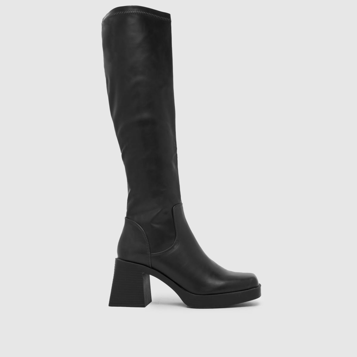 schuh schuh Doja Platform Knee High in Black
