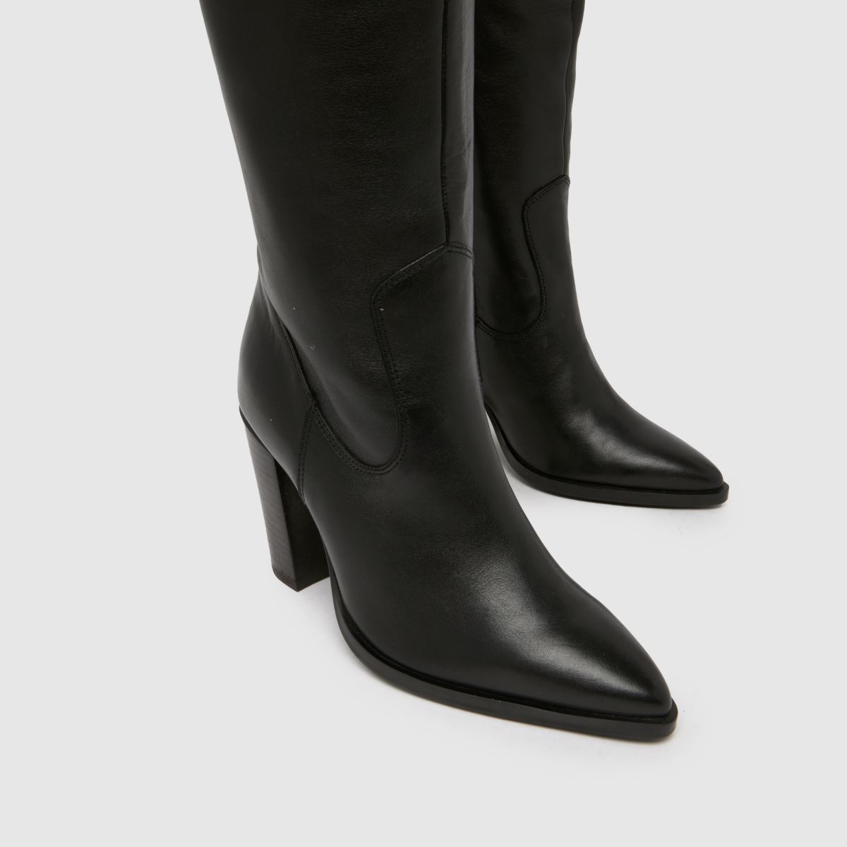 Schuh Schuh Doreen Leather Western In Black