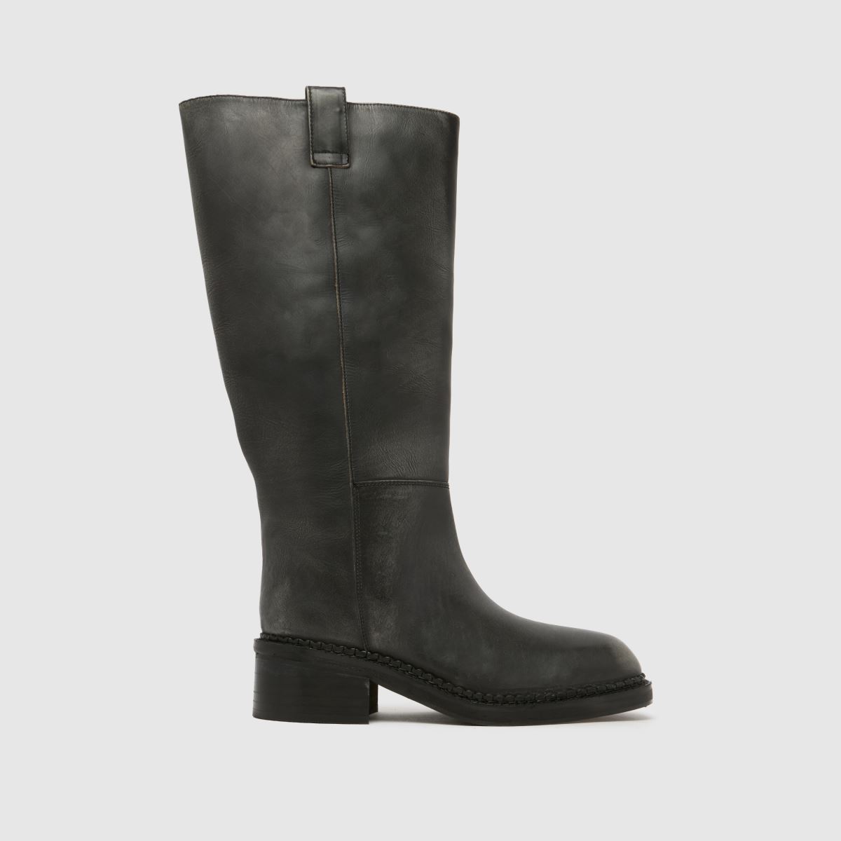 schuh schuh Doria Leather Knee High in Black