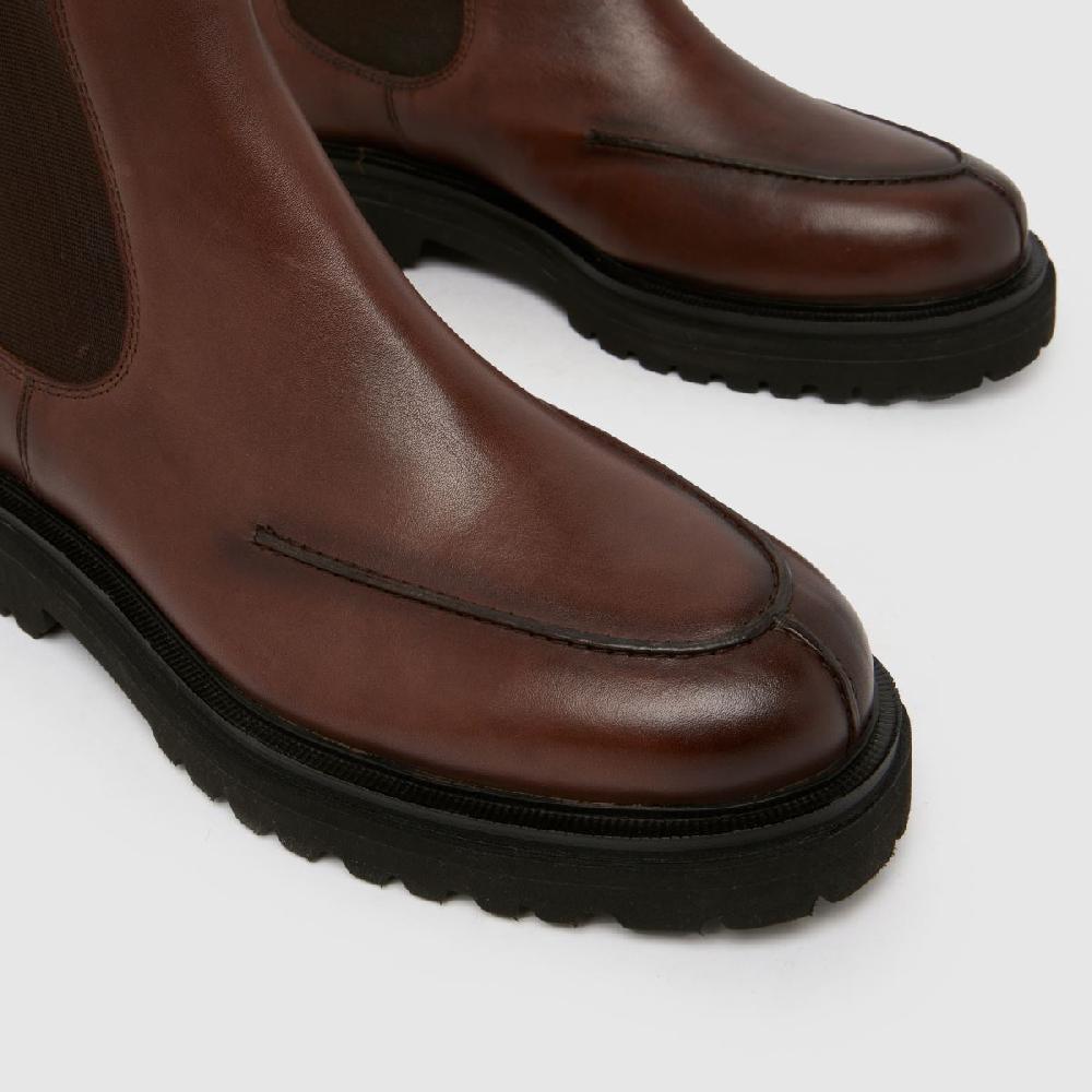 Schuh Schuh Dustin Leather Chelsea In Brown