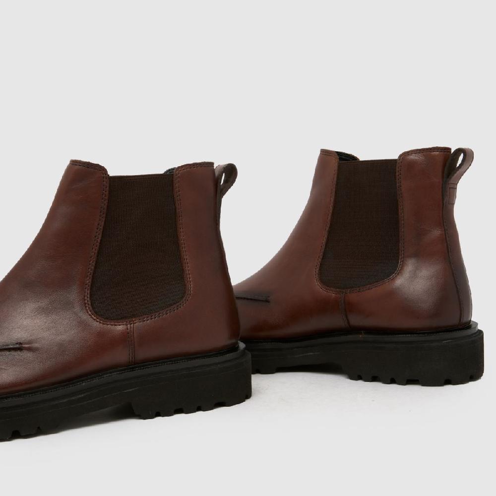 Schuh Schuh Dustin Leather Chelsea In Brown