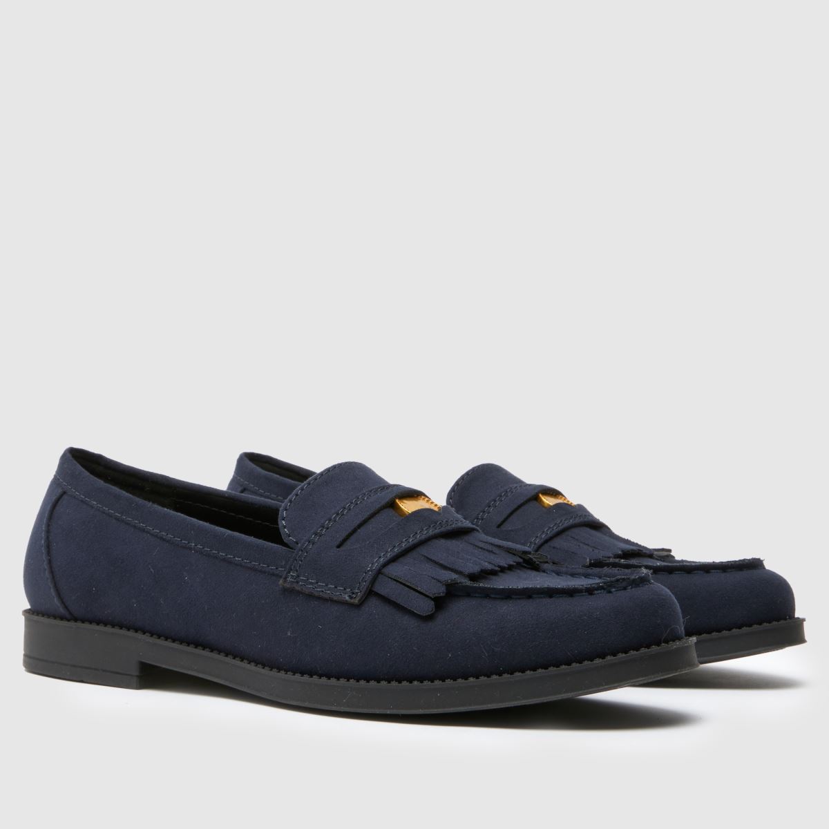 Schuh Schuh Laurent Penny Loafer In Navy