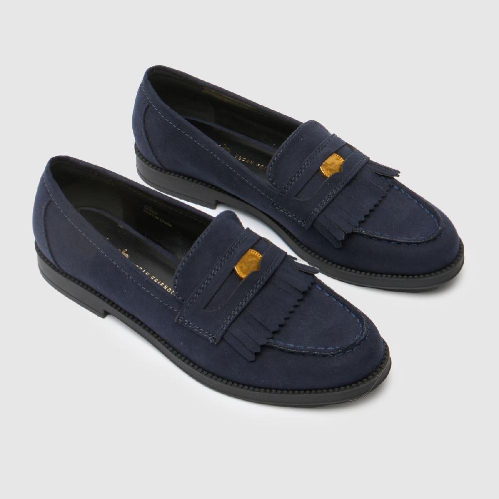 Schuh Schuh Laurent Penny Loafer In Navy