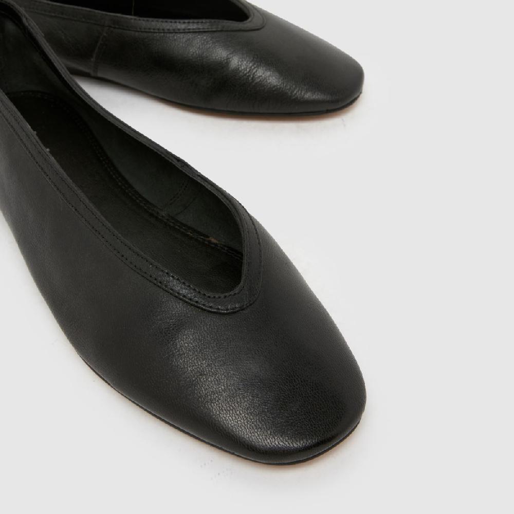 Schuh Schuh Lessie Leather Ballet In Black