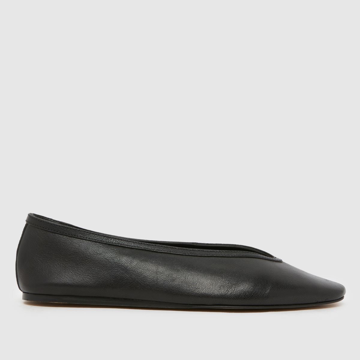 schuh schuh Lessie Leather Ballet in Black