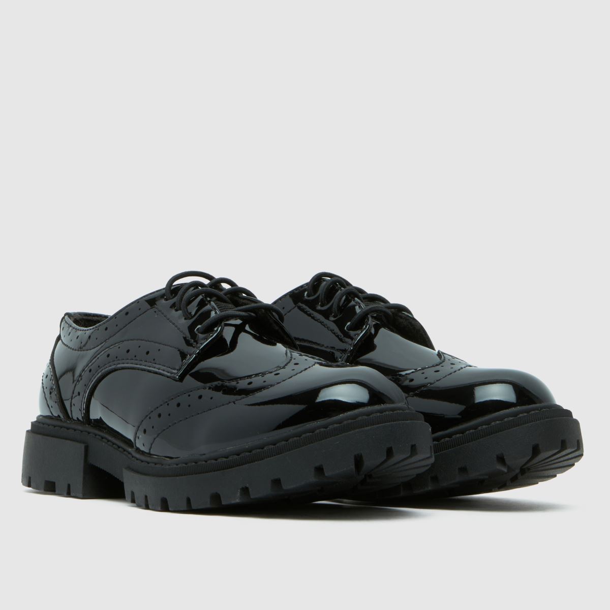 Schuh Schuh Lorelai Brogue Girls Junior In Black