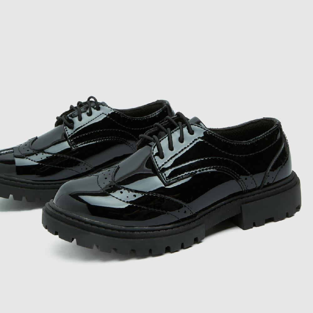 Schuh Schuh Lorelai Brogue Girls Junior In Black