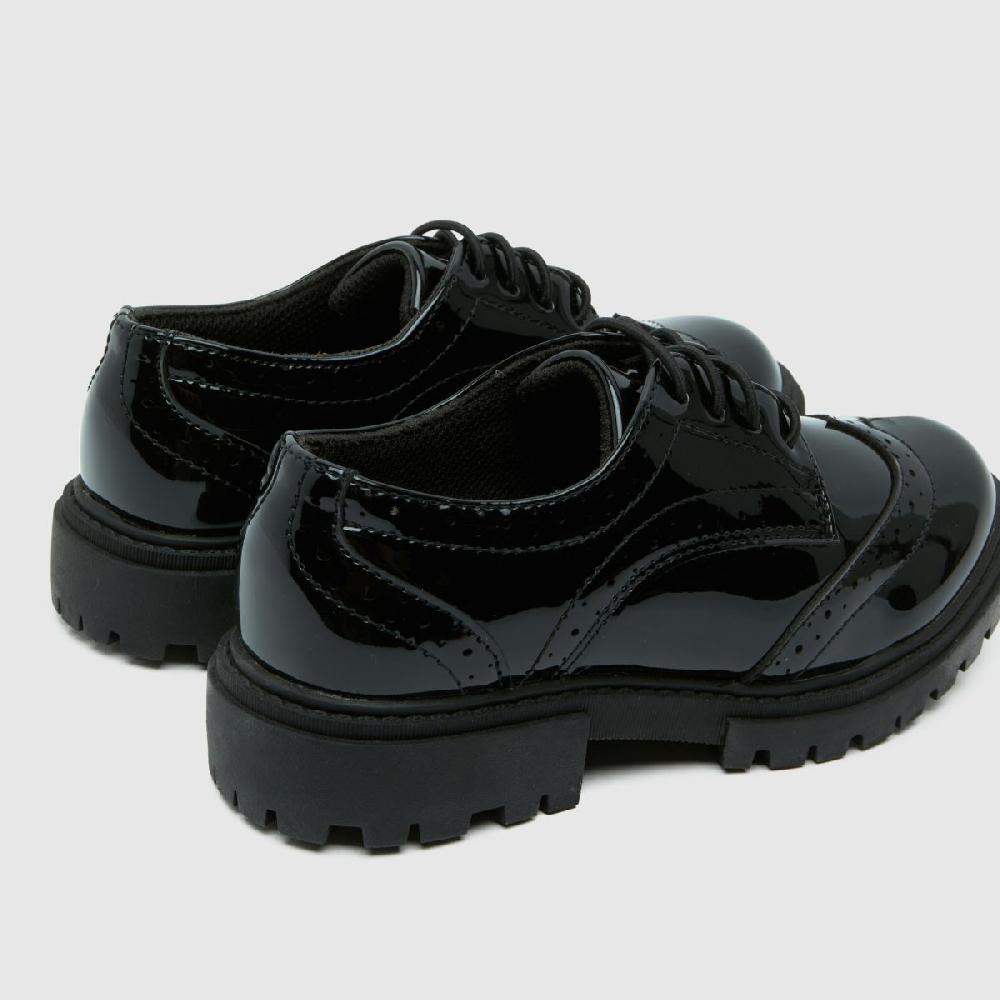 Schuh Schuh Lorelai Brogue Girls Junior In Black