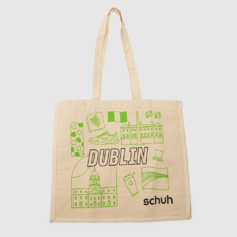 schuh schuh New Dublin Jute Bag in Natural