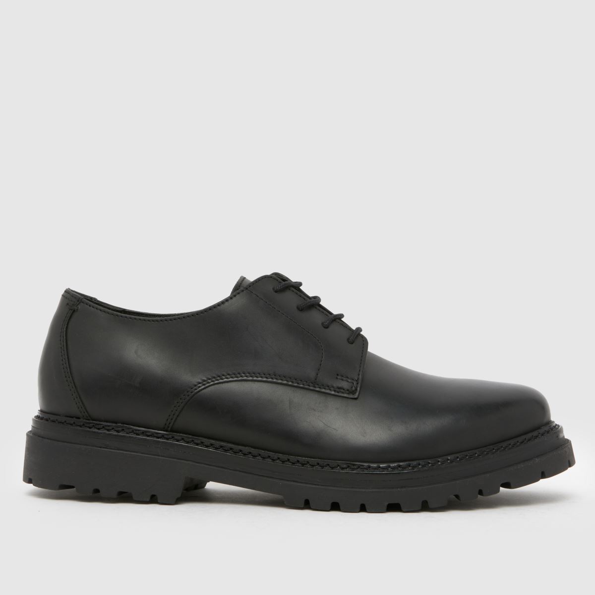 schuh schuh Payton Leather Lace Up in Black