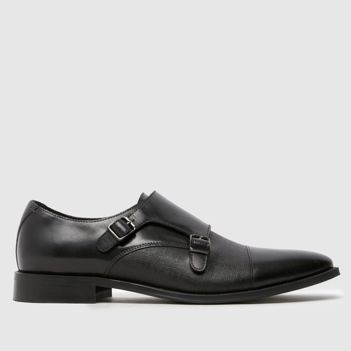 schuh schuh Rocky Leather Monk in Black