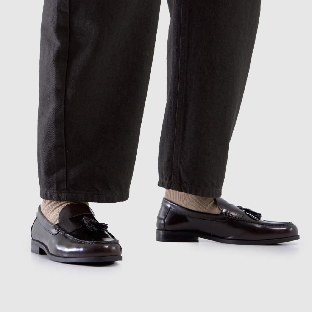 Schuh Schuh Ryder Leather Loafer In Brown